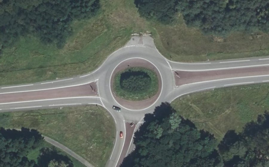 Vue aérienne du Rond-point anonyme n°15807200