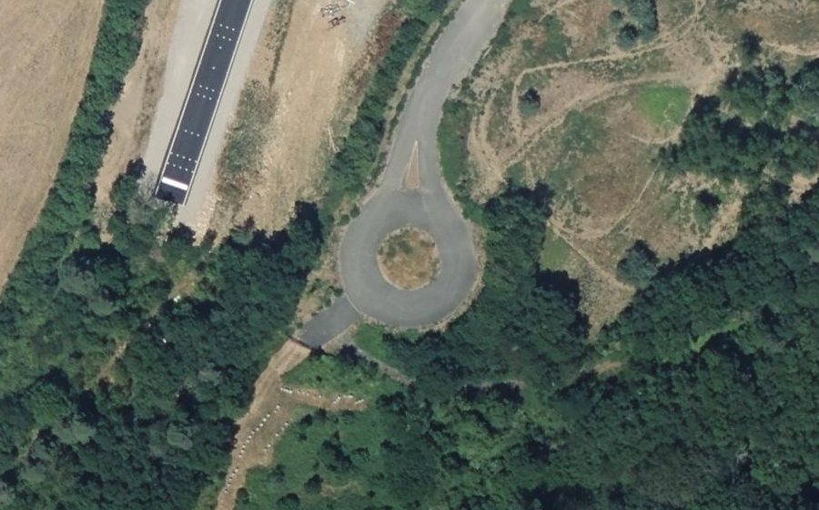 Vue aérienne du Rue du Viaduc