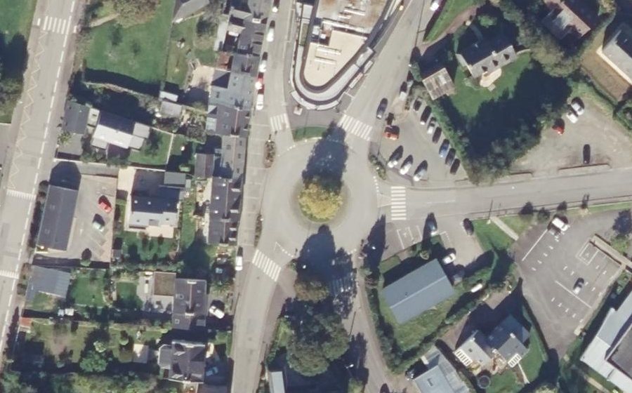 Vue aérienne du Rond-point anonyme n°15822736