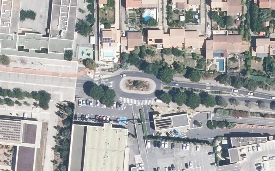 Vue aérienne du Allée de l'Europe