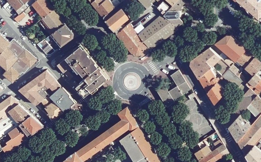 Vue aérienne du Giratoire de l'Europe