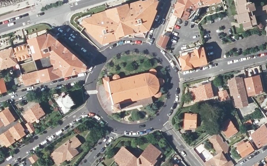 Vue aérienne du Doneana Biribilgunea