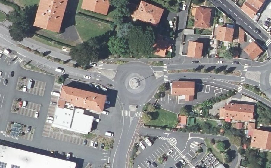 Vue aérienne du Rond-point anonyme n°159002006