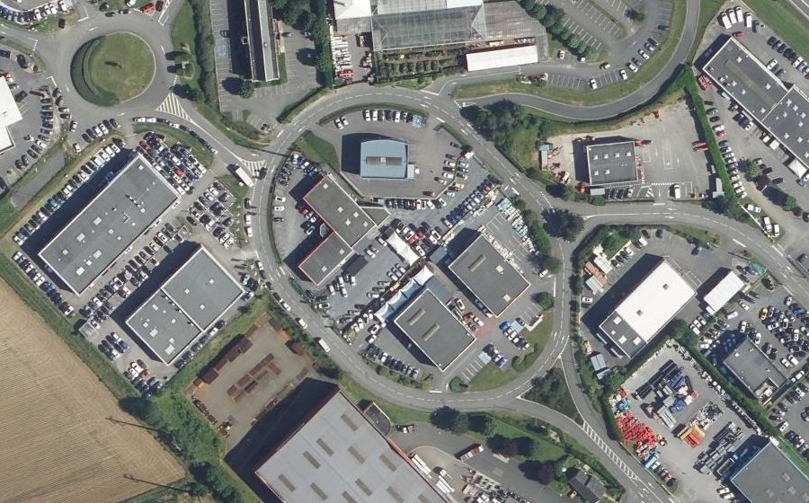 Vue aérienne du Avenue Jean Moulin