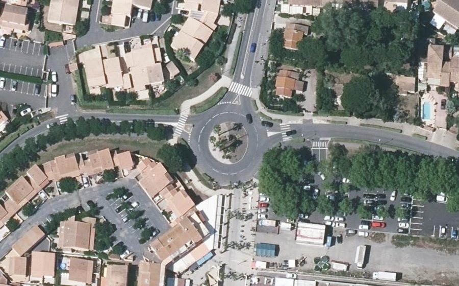 Vue aérienne du Avenue de la Méditerranée