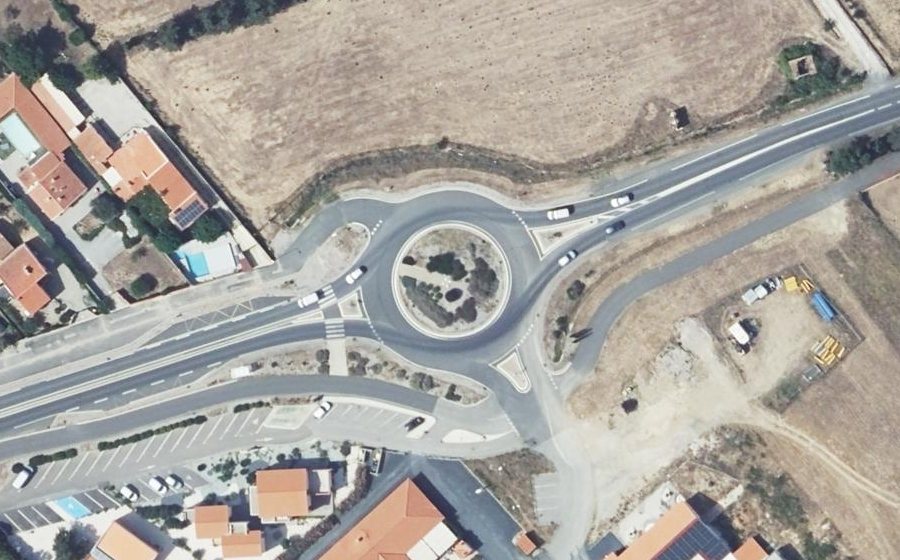 Vue aérienne du Rond-Point des Espassoles