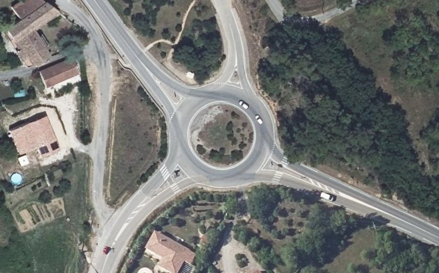 Vue aérienne du Rond-point anonyme n°15966106