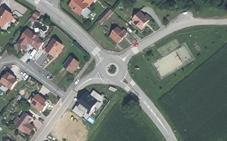 Vue aérienne du Rond-point anonyme n°15978566