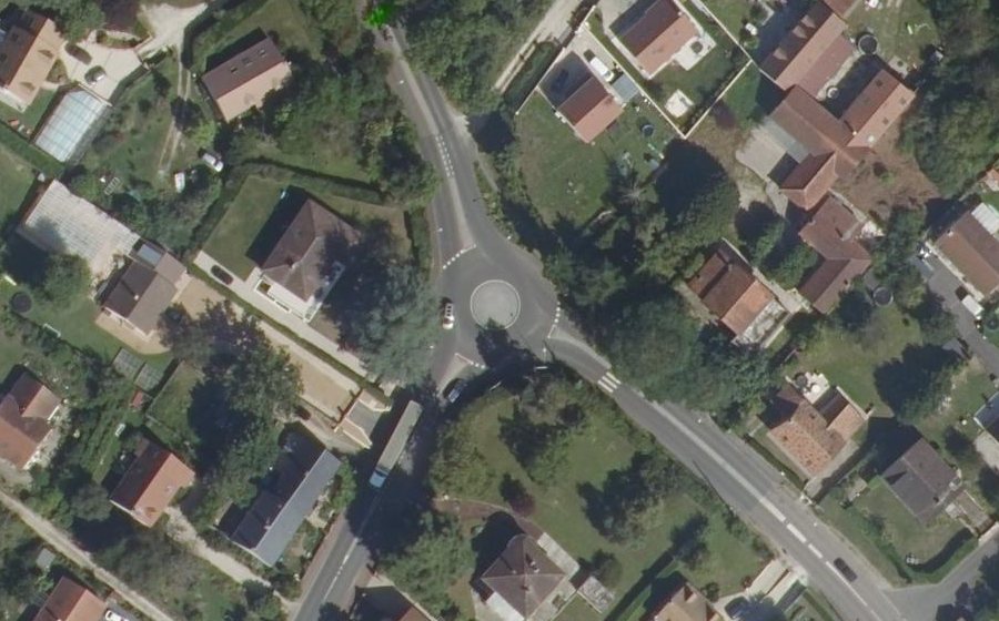 Vue aérienne du Carrefour Charles de Gaulle