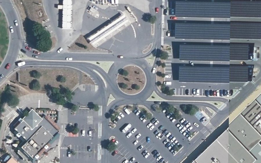 Vue aérienne du Avenue les Portes de la Mer