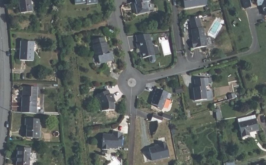 Vue aérienne du Allée des Fauvettes