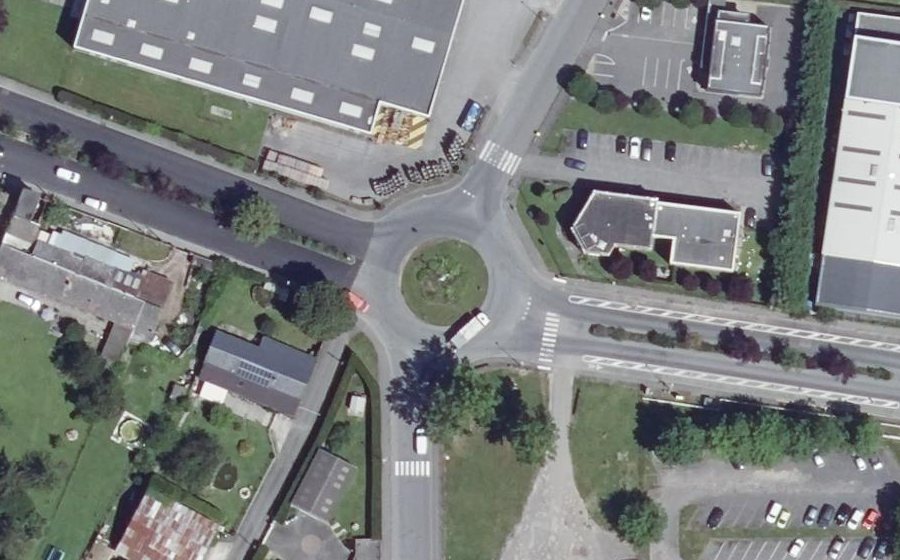 Vue aérienne du Rue du Bois de Tillet