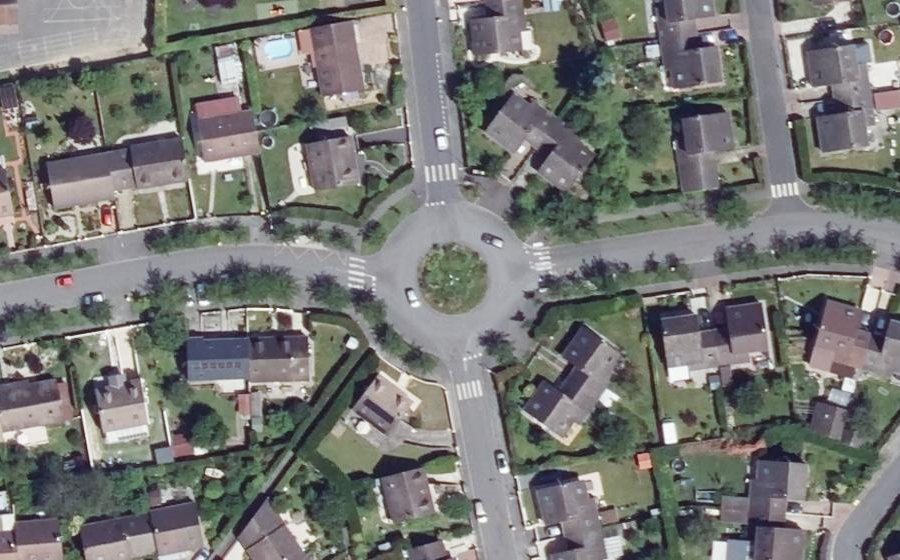 Vue aérienne du Rue des Brayes