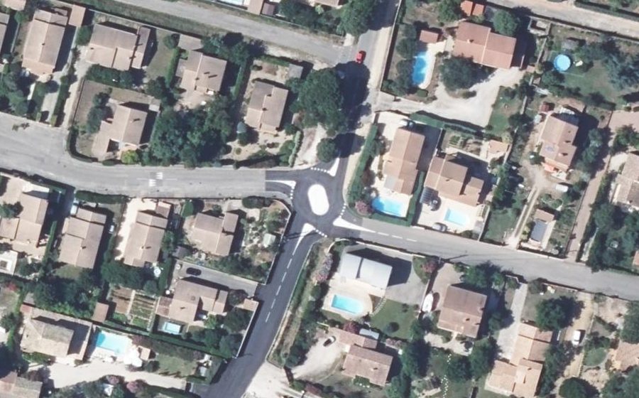 Vue aérienne du Chemin de Bourdilhan