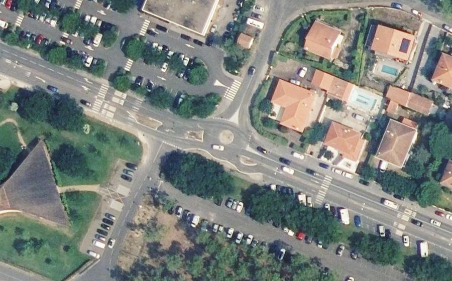Vue aérienne du Avenue Maurice Martin