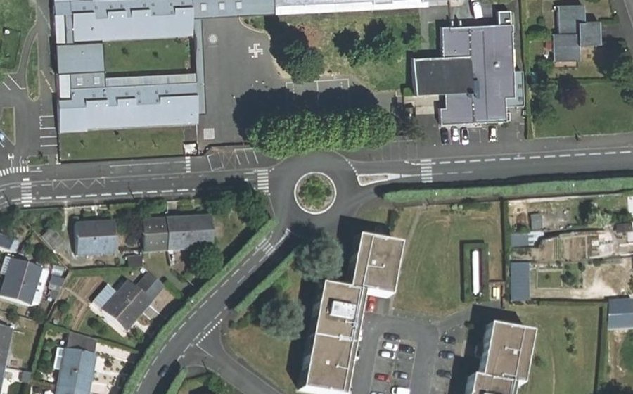Vue aérienne du Avenue Antoine de Saint-Exupéry