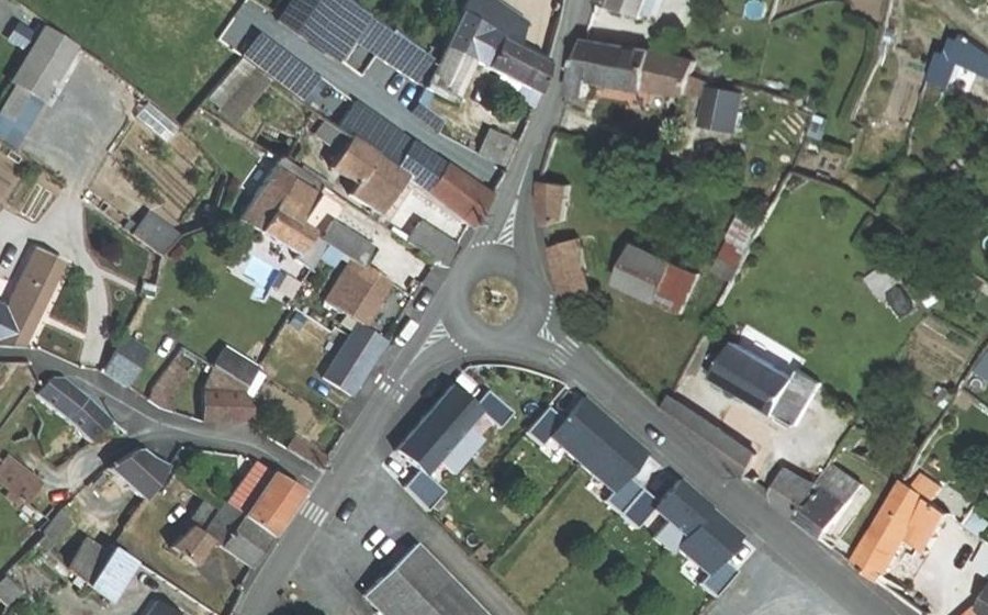 Vue aérienne du Rue de la Providence