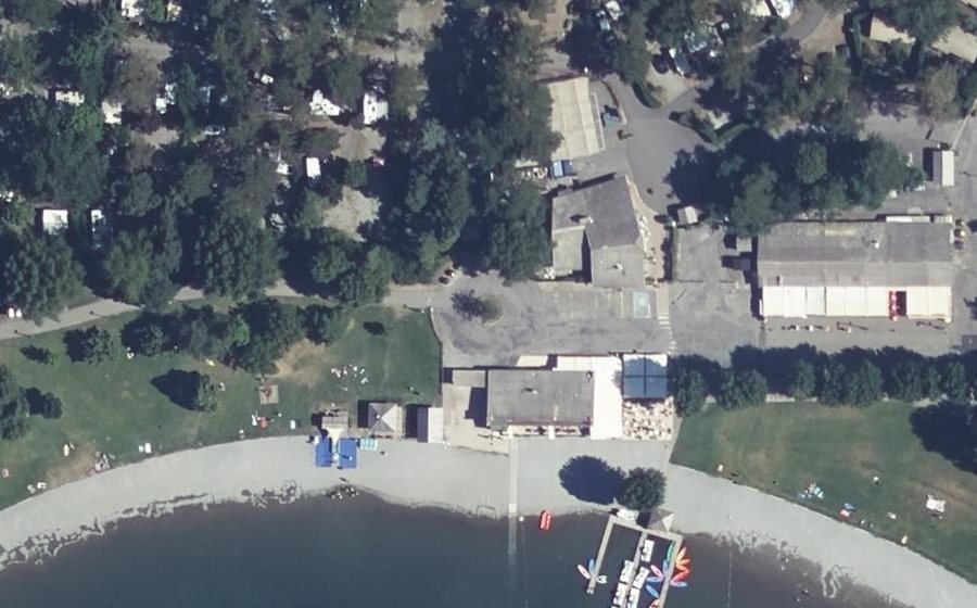 Vue aérienne du Avenue du Lac