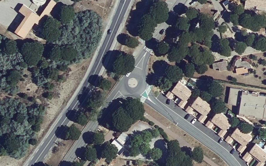 Vue aérienne du Avenue de la Felouque