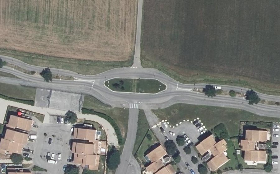 Vue aérienne du Boulevard Jean Monnet