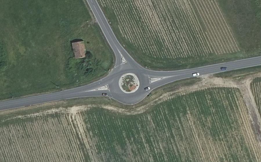 Vue aérienne du Route de Castelnau