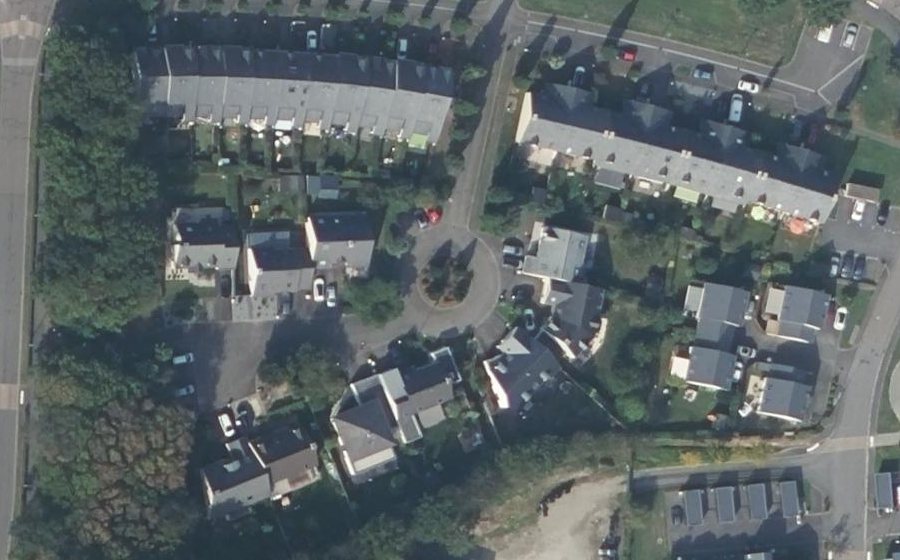 Vue aérienne du Allée des Mésanges