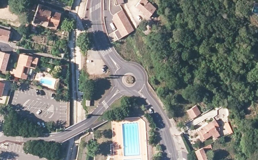 Vue aérienne du Boulevard de Saint-Michel