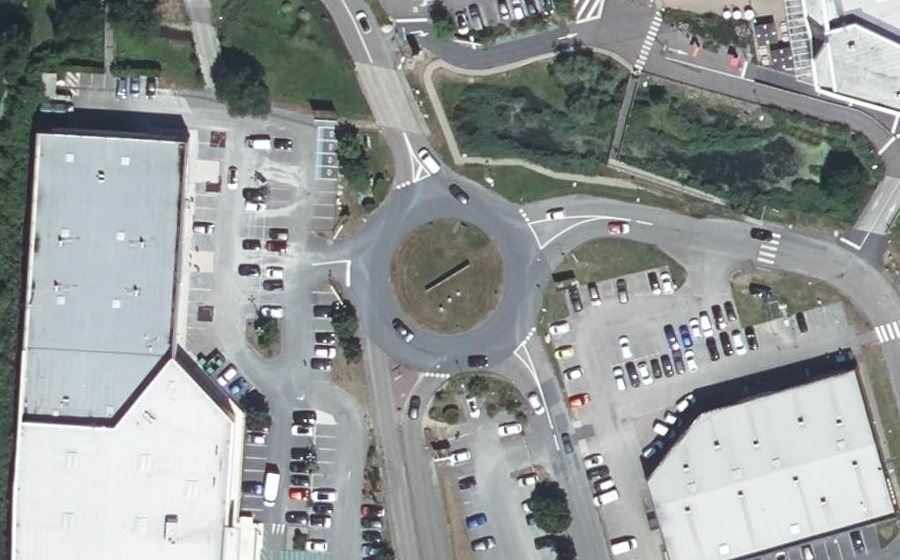 Vue aérienne du Rond-point anonyme n°16285729