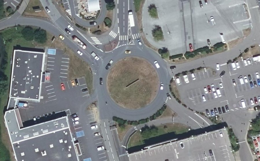 Vue aérienne du Rond-point anonyme n°16285732