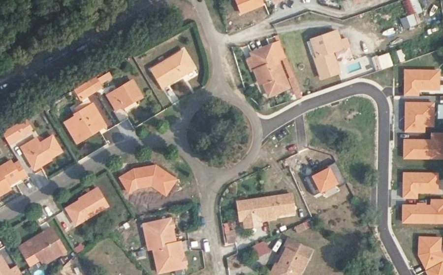 Vue aérienne du Chemin d'Aignet