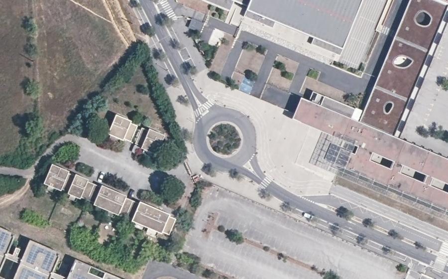 Vue aérienne du Rue de Malbosc