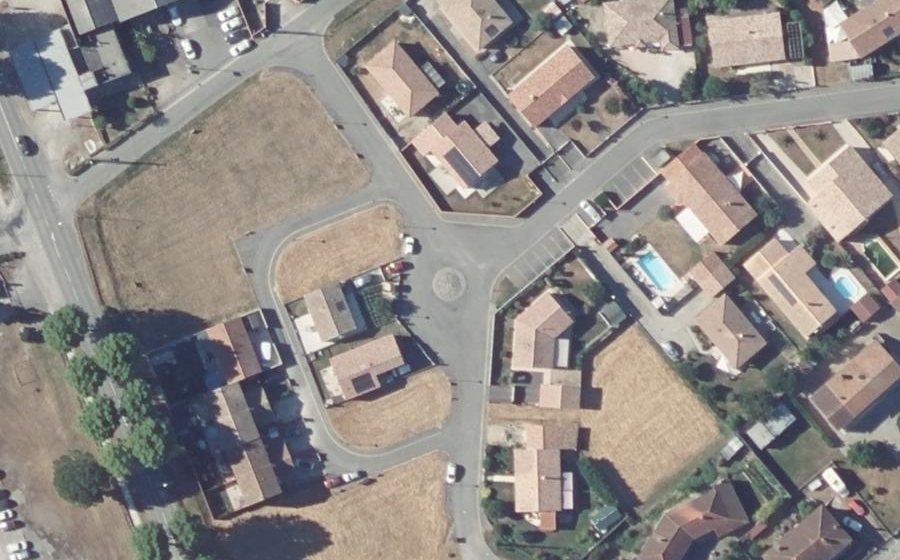 Vue aérienne du Rue du Docteur Suzanne Noël