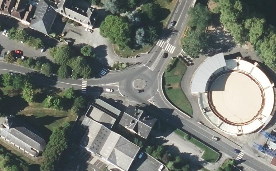 Vue aérienne du Rond-Point de Tarazona