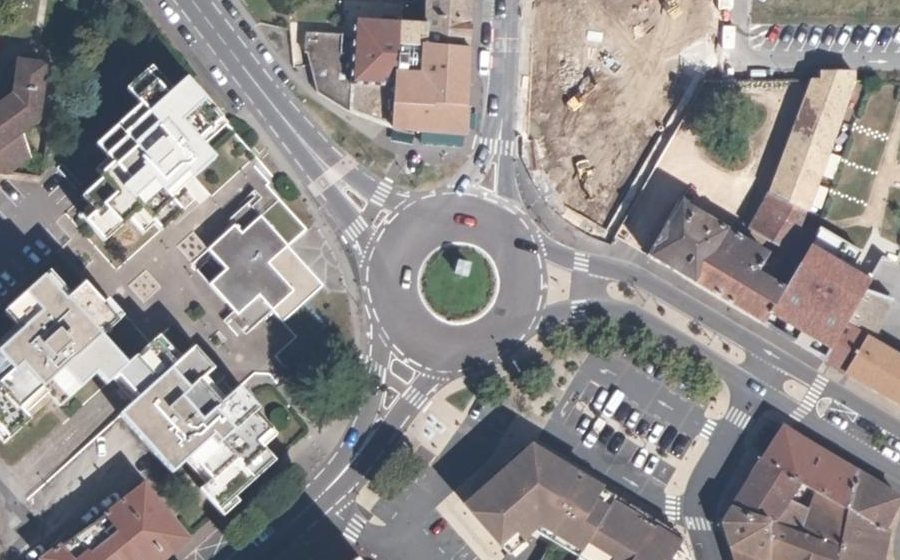 Vue aérienne du Place Gardon