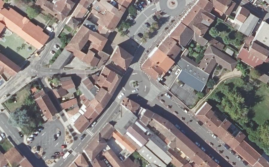 Vue aérienne du Place de Tordesillas