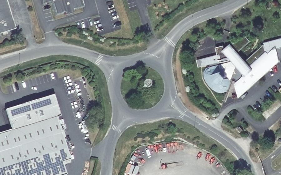 Vue aérienne du Boulevard de Saltgourde