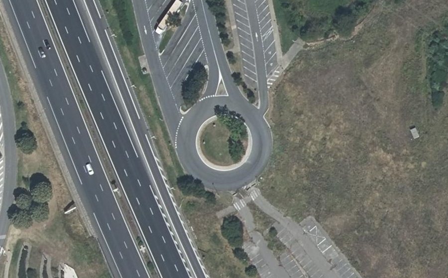Vue aérienne du Rond-point anonyme n°16548446