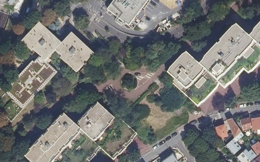 Vue aérienne du Allée Jean-Guy Labarbe
