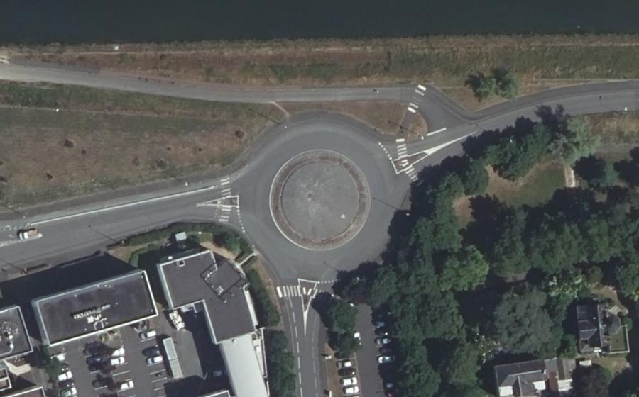 Vue aérienne du Rue de Rochepinard