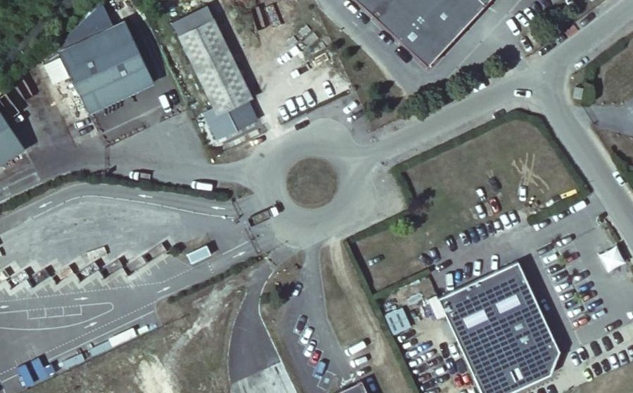 Vue aérienne du Allée du Brigault