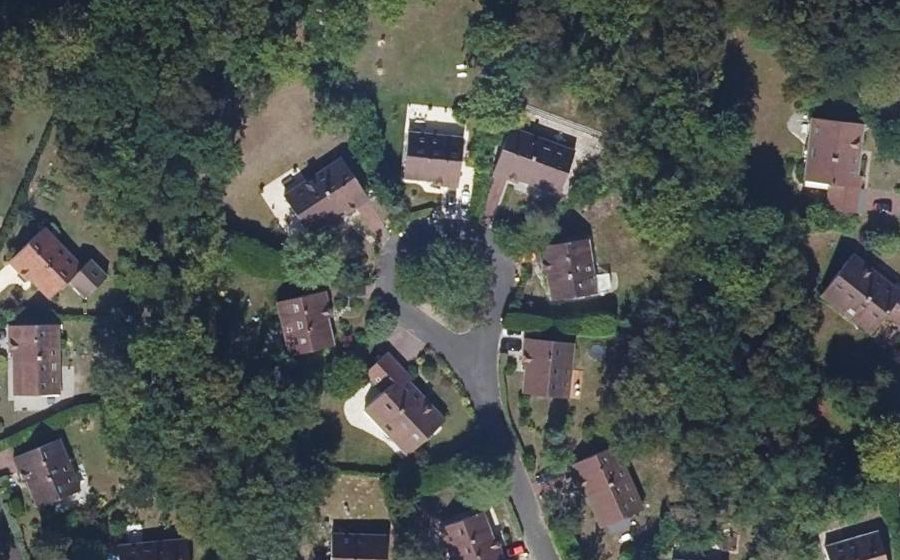 Vue aérienne du La Volte de l’Entonnoir
