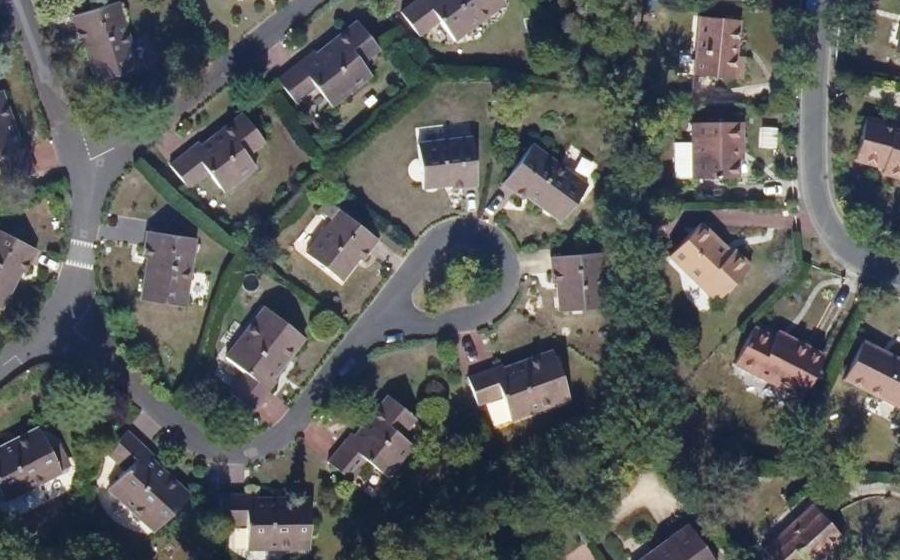Vue aérienne du La Volte du Bosquet Rond