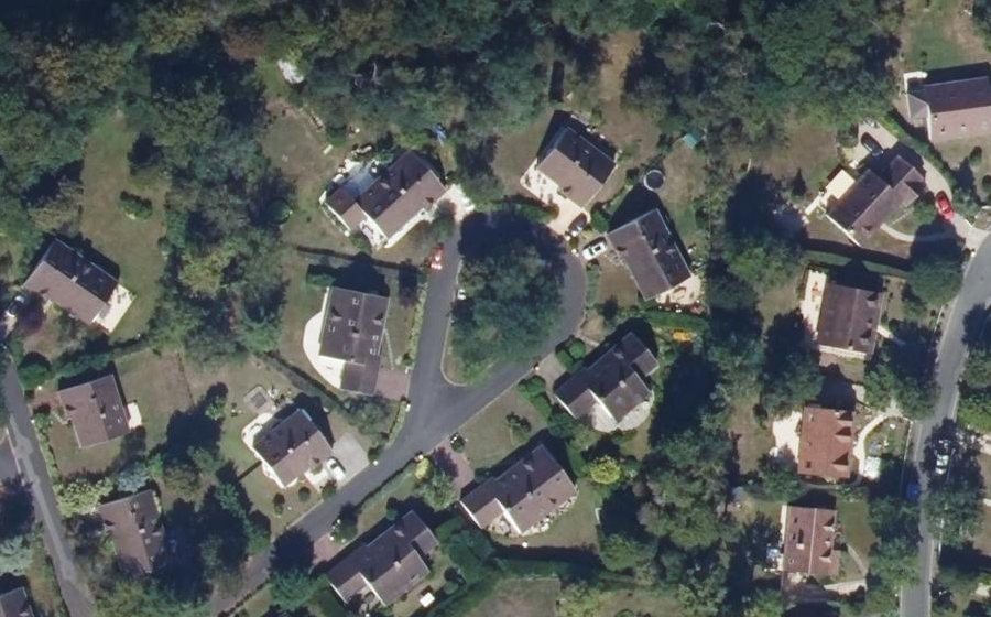 Vue aérienne du La Volte de la Butte Ronde