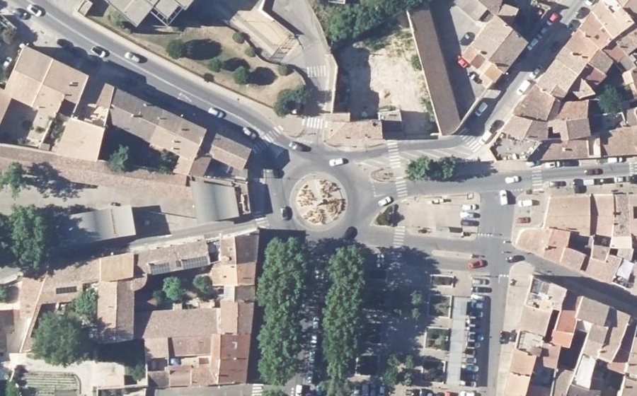 Vue aérienne du Place Jean Jaurès