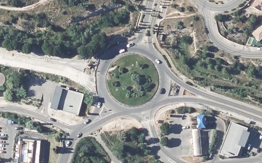 Vue aérienne du Route de Nîmes