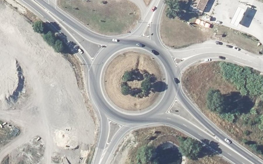 Vue aérienne du Rond-point anonyme n°16705000
