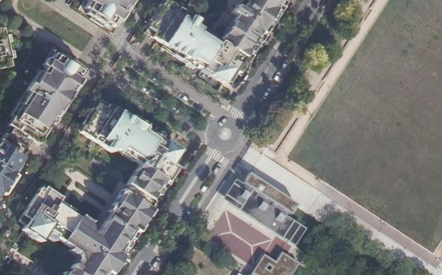 Vue aérienne du Rue Guy de Maupassant
