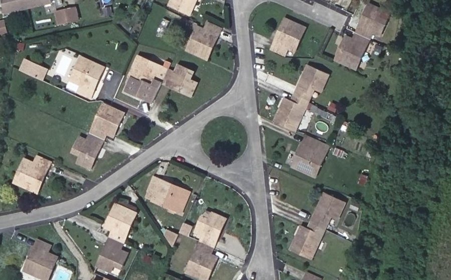 Vue aérienne du Cité les Girauds