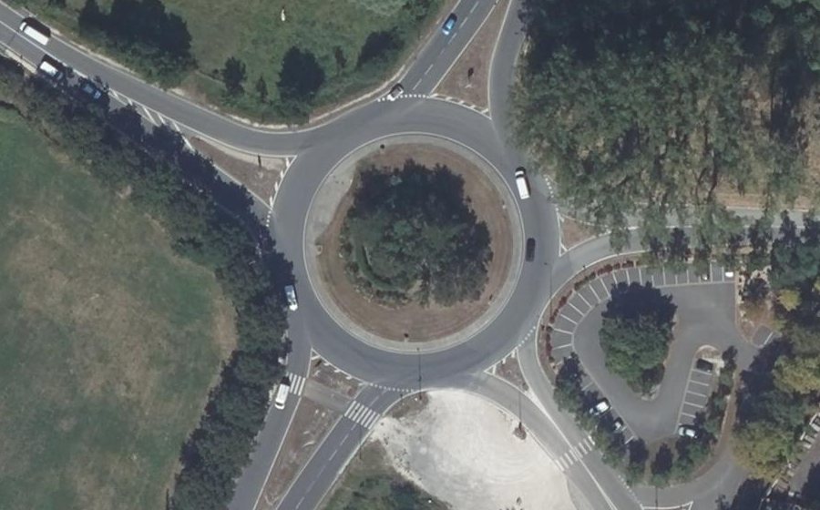 Vue aérienne du Avenue du Général Charles de Gaulle