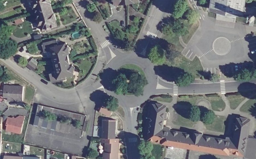 Vue aérienne du Place Clemenceau